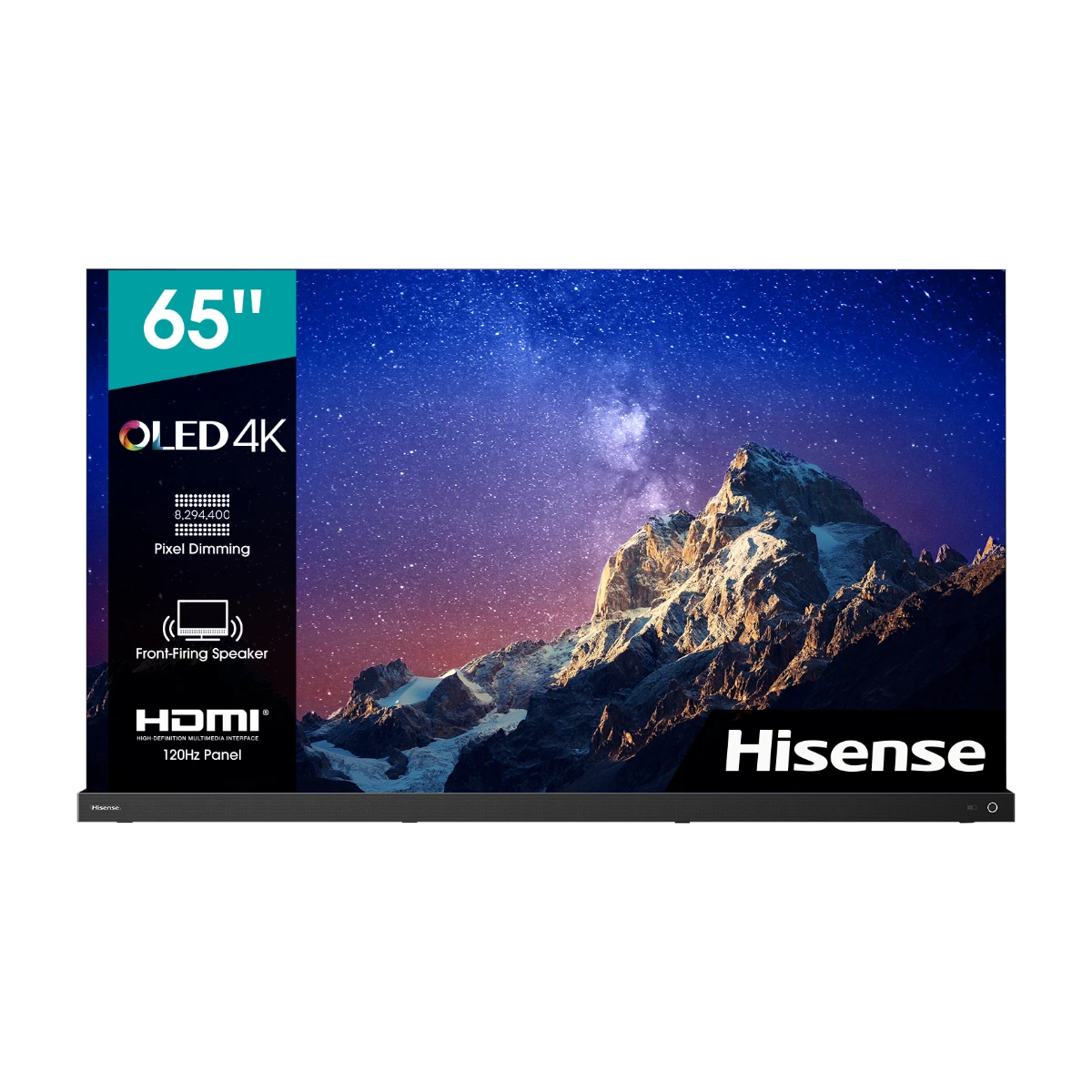 Hisense 65A9G 65" 4K UHD OLED Smart TV - VIDAA U5, Dolby Vision & Dolby Atmos, 120Hz Game Mode, 4x HDMI