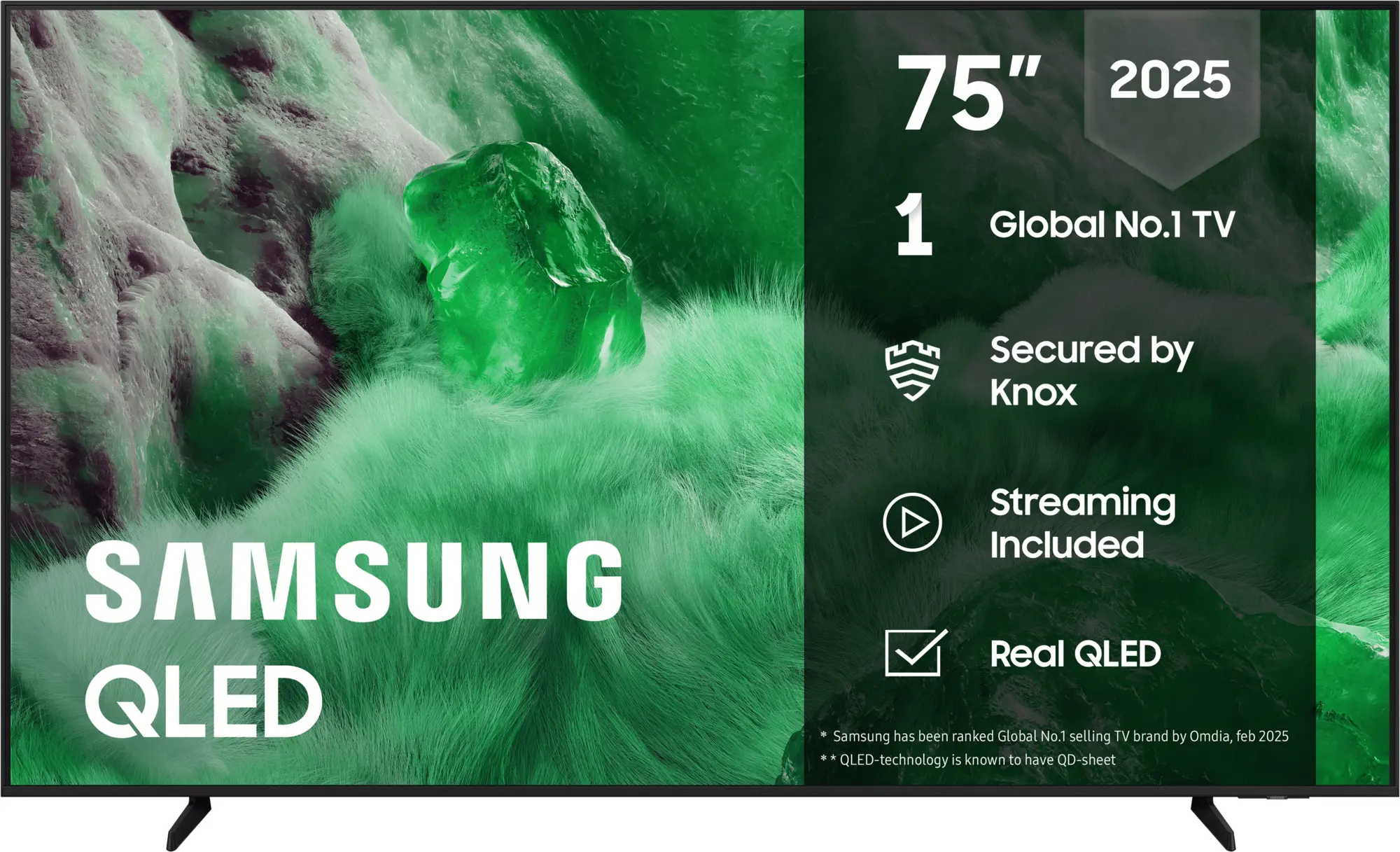 Samsung 75" Q7F3 4K QLED Smart TV (2025) - Vision AI, Q4 AI Processor, HDR10+